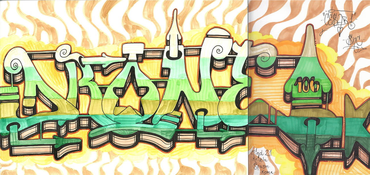 Graffiti Sketch - Photo by cesar - cesar, snc (2016)
