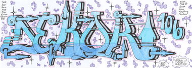 Graffiti Sketch - Photo by cesar - cesar, snc (2016)