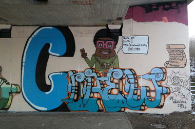 Graffiti Wall in Kassel - Photo by cesar - cesar, snc, kassel (2017)