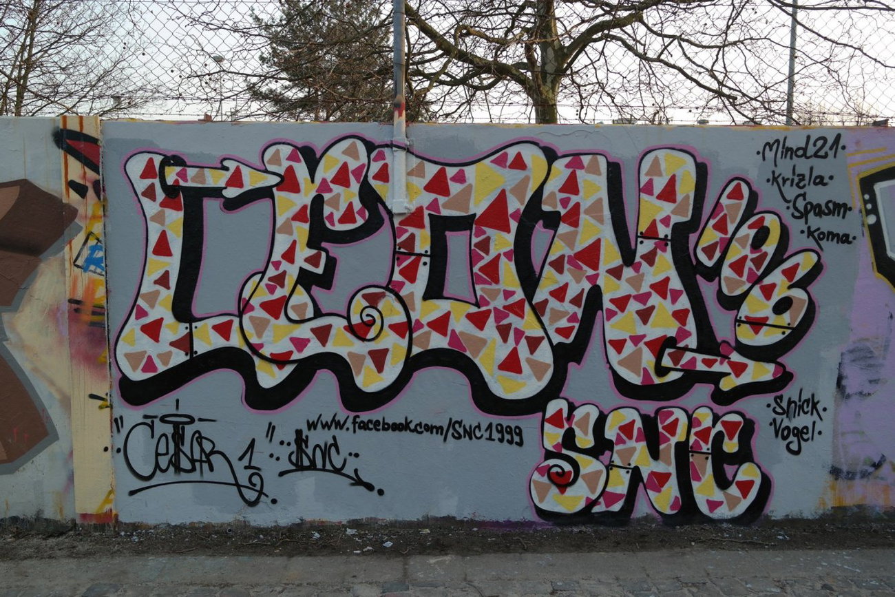 Graffiti Wall in Frankfurt - Photo by cesar - Cesar, snc, frankfurt (2015)