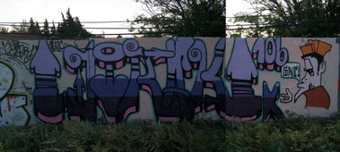 Graffiti Wall in Avignon - Photo by cesar - snc, cesar (2016)
