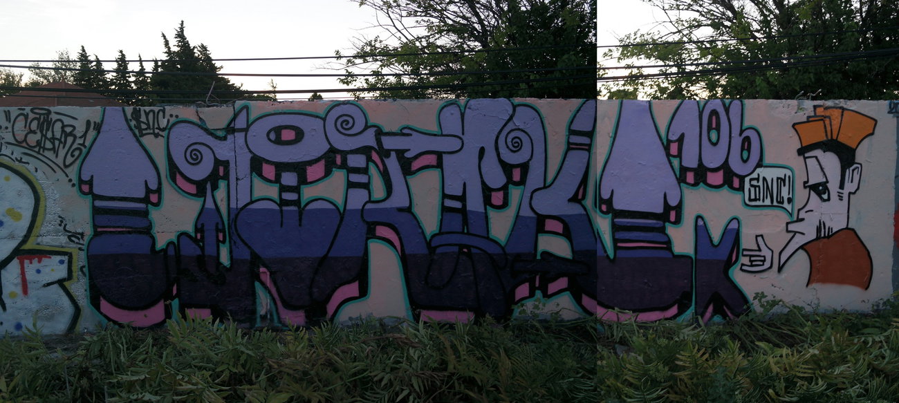 Graffiti Wall in Avignon - Photo by cesar - snc, cesar (2016)