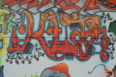 Graffiti Wall in Frankfurt - Photo by cesar - cesar, cesarone, snc (2018)