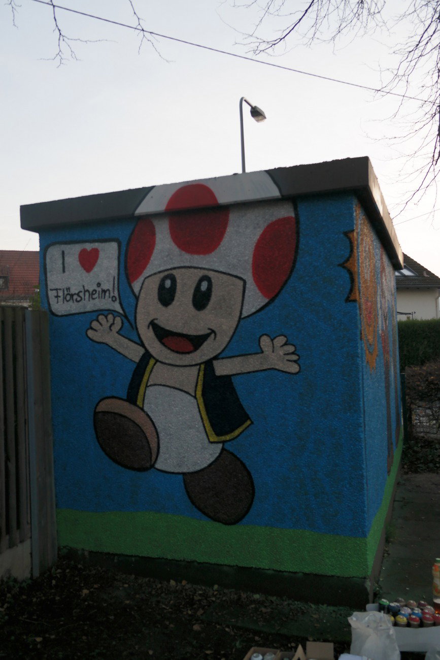 Graffiti Wall in Flörsheim - Photo by cesar (2016)