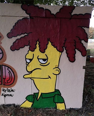 Graffiti Wall in Minden - Photo by cesar - cesar, cesarone, snc (2019)