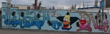 Graffiti Wall in Frankfurt - Photo by cesar - cesar, cesarone, snc (2020)