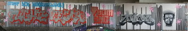 Graffiti Wall in Frankfurt - Photo by cesar - cesar, snc, mind21 (2015)