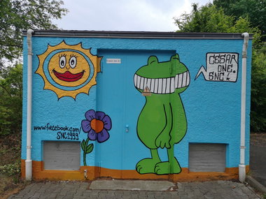 Graffiti Wall in Bad soden - Photo by cesar - cesar, cesarone, snc (2018)