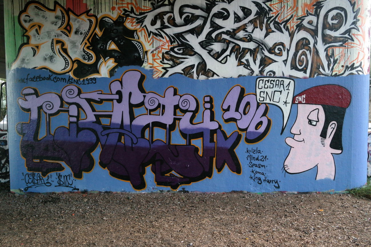 Graffiti Wall in Kassel - Photo by cesar - cesar, snc (2016)