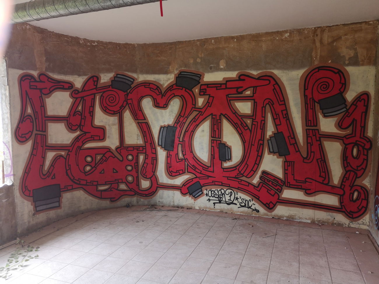 Graffiti Wall - Photo by cesar - cesar, cesartone, snc (2018)