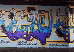 Graffiti Wall in Karlsruhe - Photo by cesar - mind21, snc, cesar (2020)