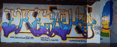 Graffiti Wall in Karlsruhe - Photo by cesar - mind21, snc, cesar (2020)