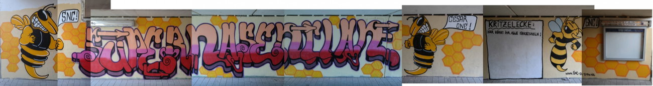 Graffiti Wall in Kandel - Photo by cesar - cesar, snc, cesarone (2015)