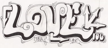 Graffiti Sketch - Photo by cesar - snc, cesar (2015)