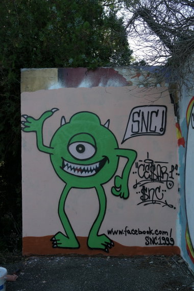 Graffiti Wall in Avignon - Photo by cesar - cesar, snc, avignon (2016)