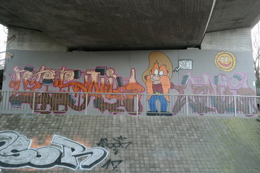 Graffiti Wall in Hofheim - Photo by cesar - cesar, cesarone, snc (2018)