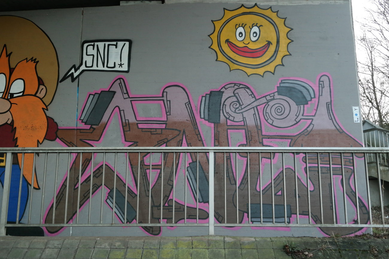 Graffiti Wall in Hofheim - Photo by cesar - cesar, cesarone, snc (2018)