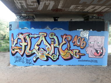 Graffiti Wall in Kassel - Photo by cesar - cesar, snc, kassel (2016)