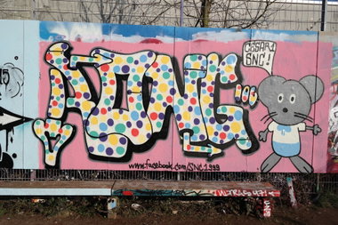 Graffiti Wall in Frankfurt - Photo by cesar - cesar, snc, frankfurt (2015)