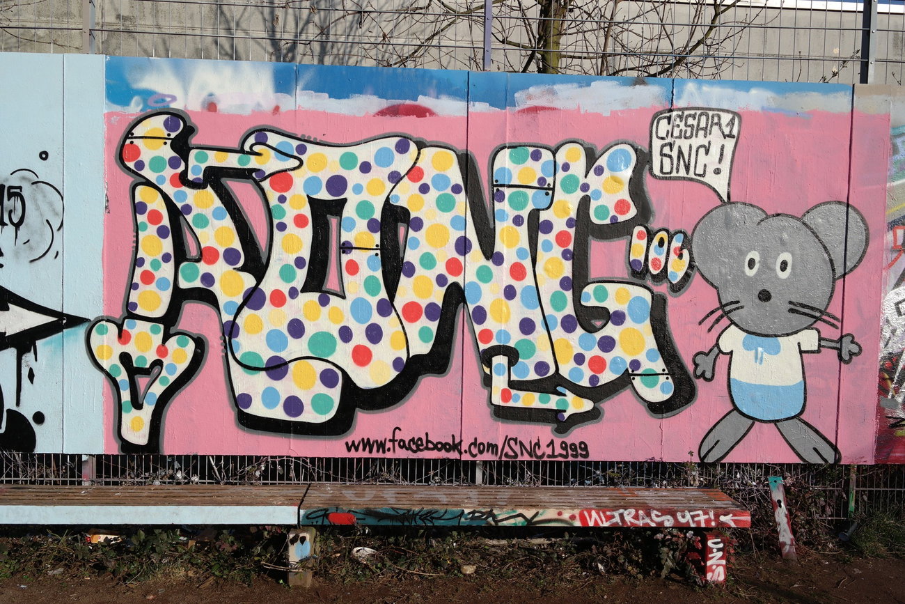 Graffiti Wall in Frankfurt - Photo by cesar - cesar, snc, frankfurt (2015)