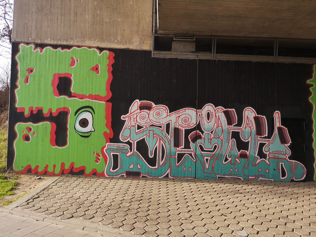 Graffiti Wall in Frankfurt - Photo by cesar - cesar, cesarone, snc (2018)