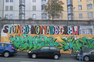 Graffiti Wall in Würzburg - Photo by cesar - cesar, snc (2017)