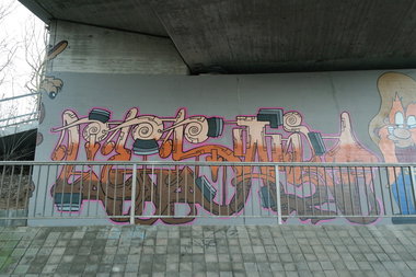 Graffiti Wall in Hofheim - Photo by cesar - cesar, cesarone, snc (2018)