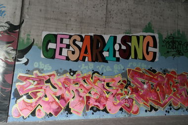 Graffiti Wall in Würzburg - Photo by cesar - cesar, snc (2017)
