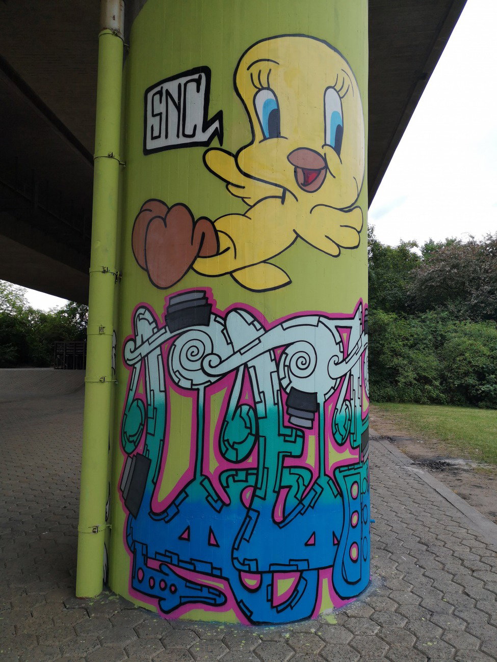 Graffiti Wall in Flörsheim - Photo by cesar - cesar, cesarone, snc (2018)