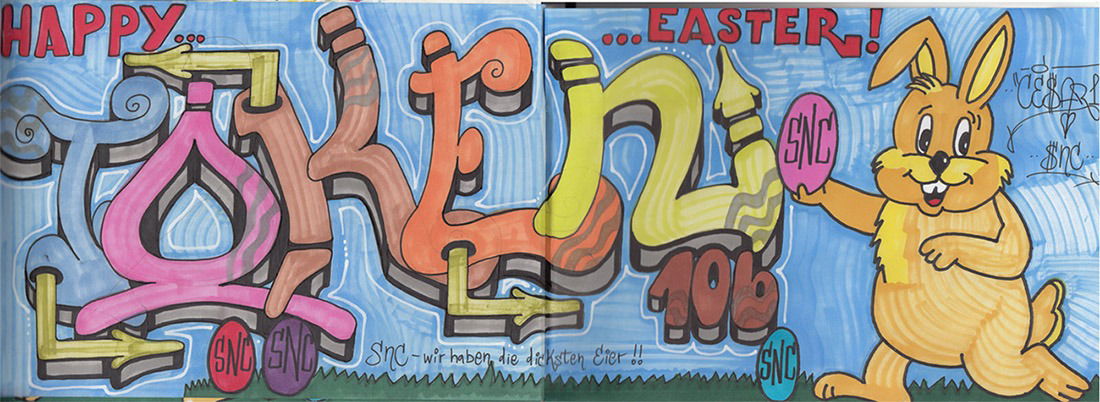 Graffiti Sketch - Photo by cesar - cesar, snc (2016)