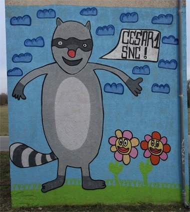 Graffiti Wall in Flörsheim - Photo by cesar - cesar, snc (2015)