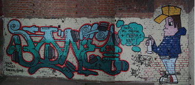 Graffiti Wall in Wiesbaden - Photo by cesar - cesar, snc, cesarone (2017)