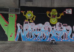 Graffiti Wall in Flörsheim - Photo by cesar - cesar, snc, cesarone (2018)