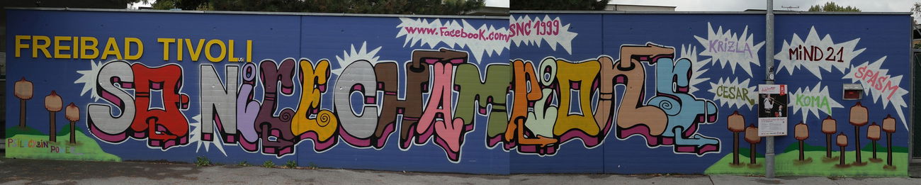 Graffiti Wall in Innsbruck - Photo by cesar - snc, cesar, innsbruck (2015)