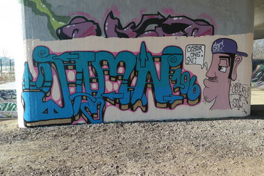 Graffiti Wall in Kassel - Photo by cesar - cesar, snc, kassel (2017)