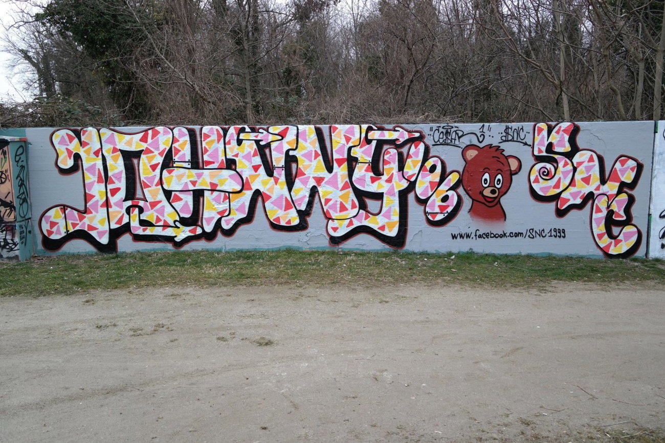 Graffiti Wall in Mannheim - Photo by cesar - cesar, snc, mannheim (2015)