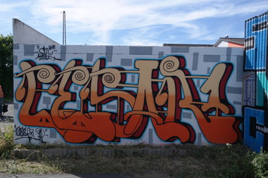 Graffiti Wall in Mainz-kastel - Photo by cesar - cesar, snc (2017)