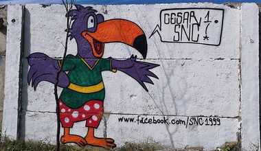 Graffiti Wall in Elbasan - Photo by cesar - cesar, snc, cesarone (2018)