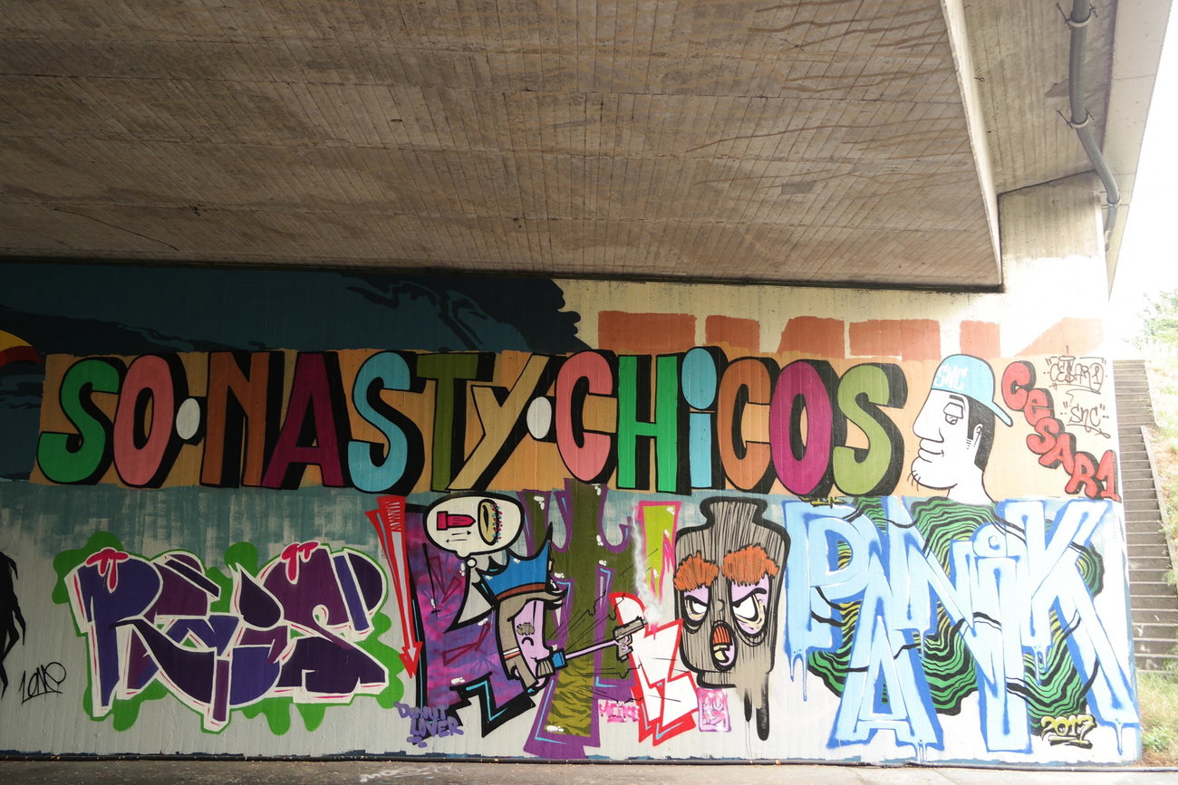 Graffiti Wall in Wiesbaden - Photo by cesar - cesar, snc, wiesbaden (2017)