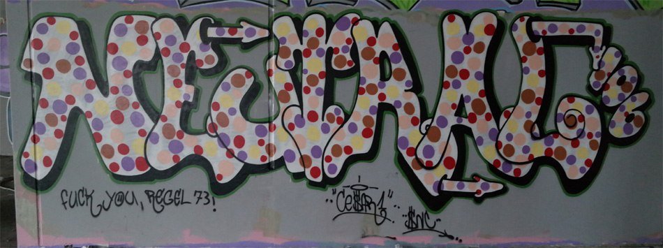 Graffiti Wall - Photo by cesar - cesar, snc (2015)