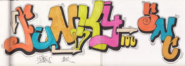 Graffiti Sketch - Photo by cesar - cesar, snc (2015)