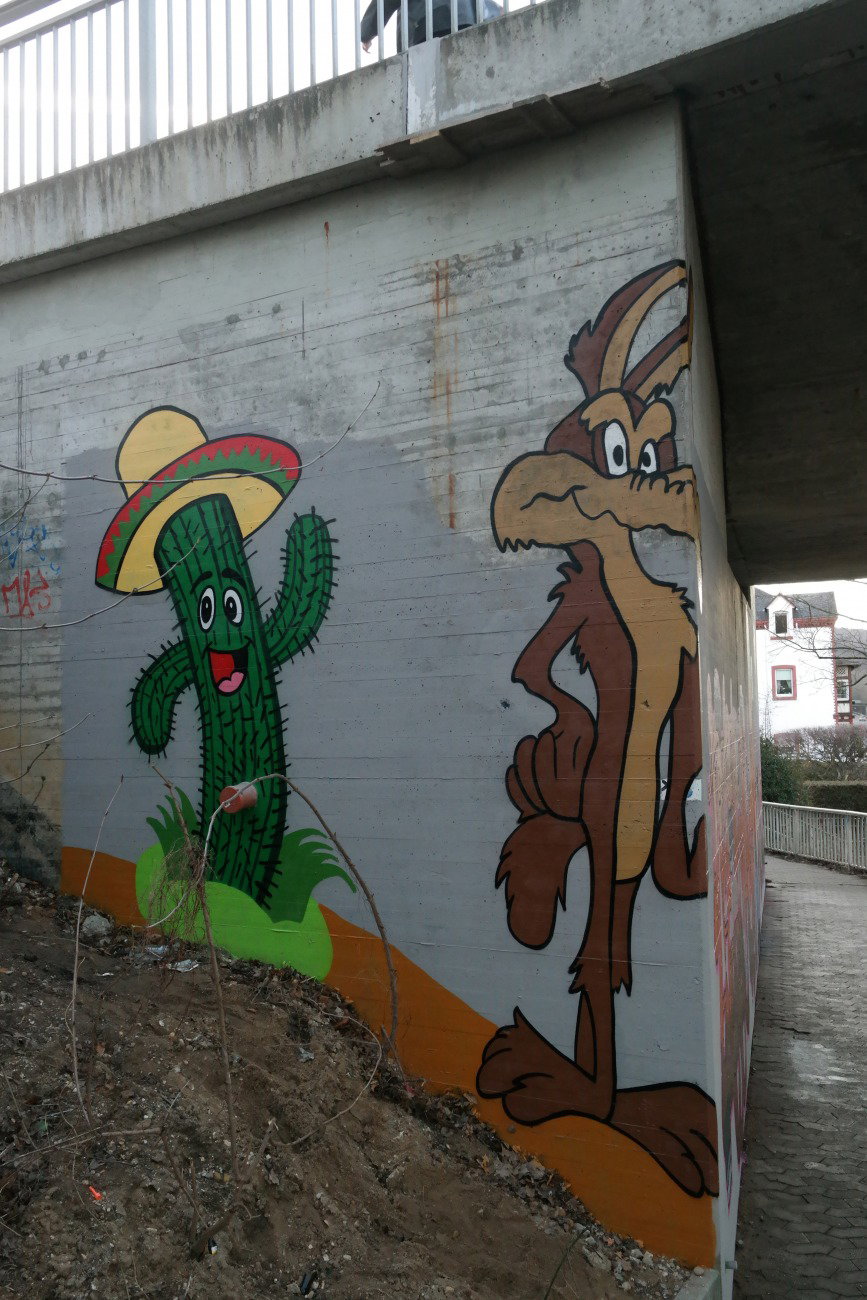 Graffiti Wall in Hofheim - Photo by cesar - cesar, cesarone, snc (2018)