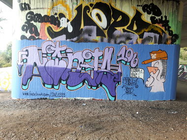 Graffiti Wall in Kassel - Photo by cesar - cesar, snc, kassel (2016)