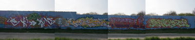 Graffiti Wall in Bad vilbel - Photo by cesar - cesar, snc (2017)