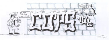 Graffiti Sketch - Photo by cesar - cesar, snc (2016)