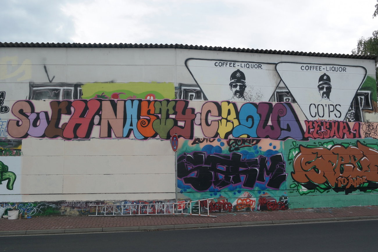 Graffiti Wall in Gelnhausen - Photo by cesar - cesar, snc (2015)