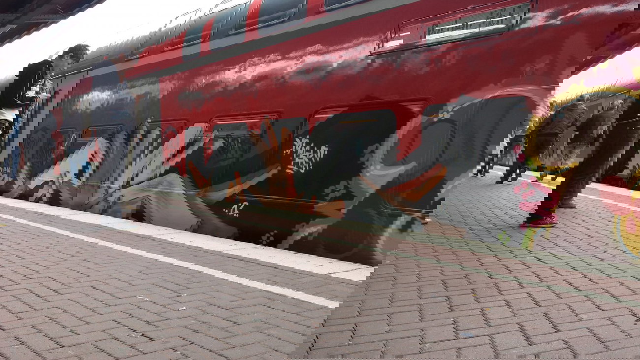 Graffiti Train - Photo by chOMSoldat - oms, kore (2013)