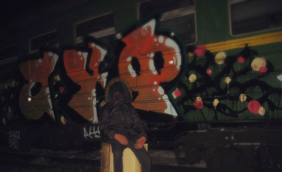 Graffiti Train in Moscow - Photo by chebzone