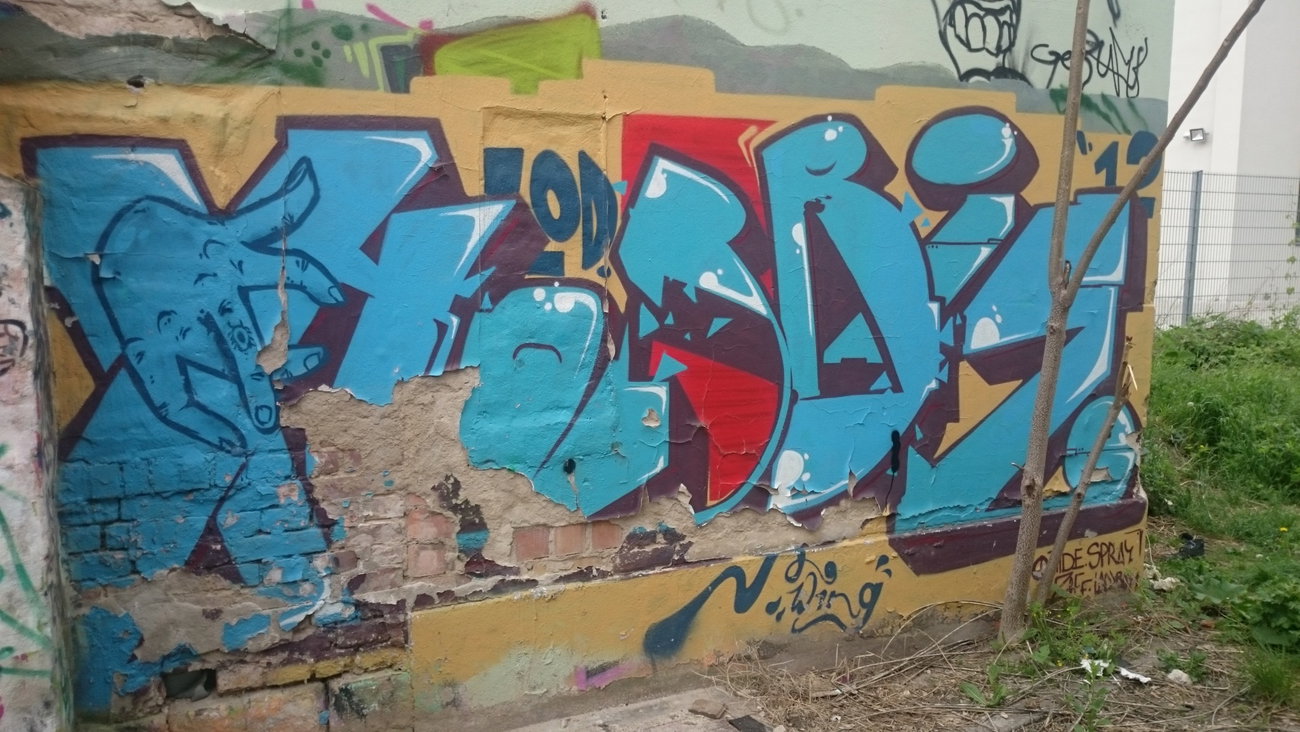 Graffiti Wall in Dresden - Photo by cheesy - hobbie