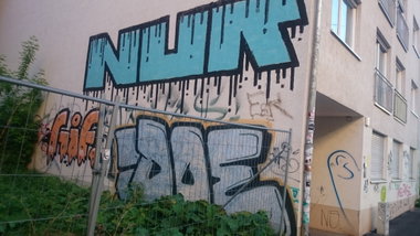 Graffiti Wall in Dresden - Photo by cheesy - gif, doe, nur